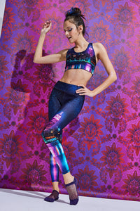 Hi-Shine Sports Bra in NYC at Night