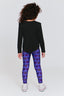 Kids Leggings in Halftone Butterfly