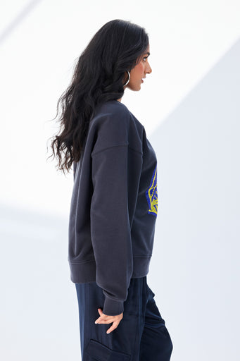 Golden State Warriors Gems Logo Crew