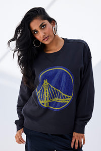 Golden State Warriors Gems Logo Crew