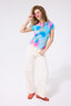 Womens Mesh Tee in Navy Mist