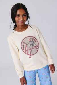 Yankees Girls Gems Logo Sweatshirt