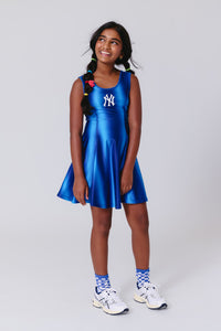 Yankees Girls Skater Dress in Blue Ombre
