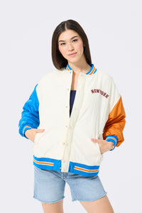 New York Mets Bomber Jacket in Team Colors