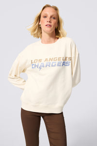 Los Angeles Chargers Gems Logo Crew