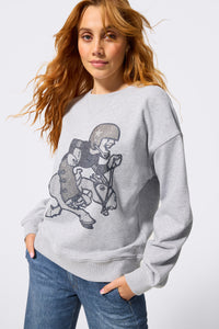 Dallas Cowboys Gems Crew in Collegiate Gray