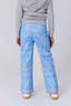 Girls Twill Pant in Cherries on Denim
