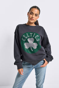 Boston Celtics Gems Logo Crew