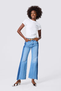 Dallas Cowboys Embroidered Baby Tee in Bright White