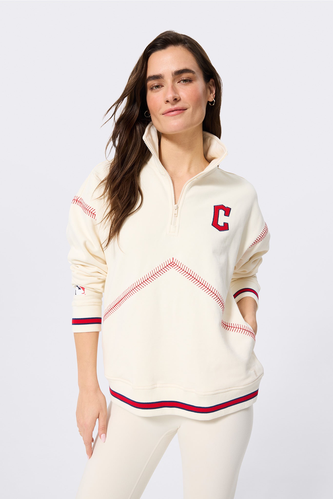 Cleveland Guardians Stitch Quarter Zip – Terez.com