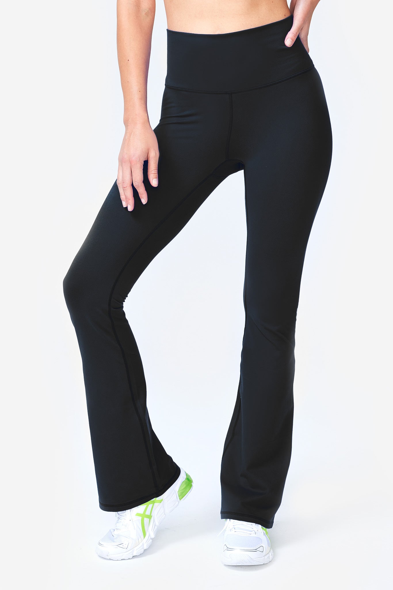 Terez Jet Black TLC Flare Leggings