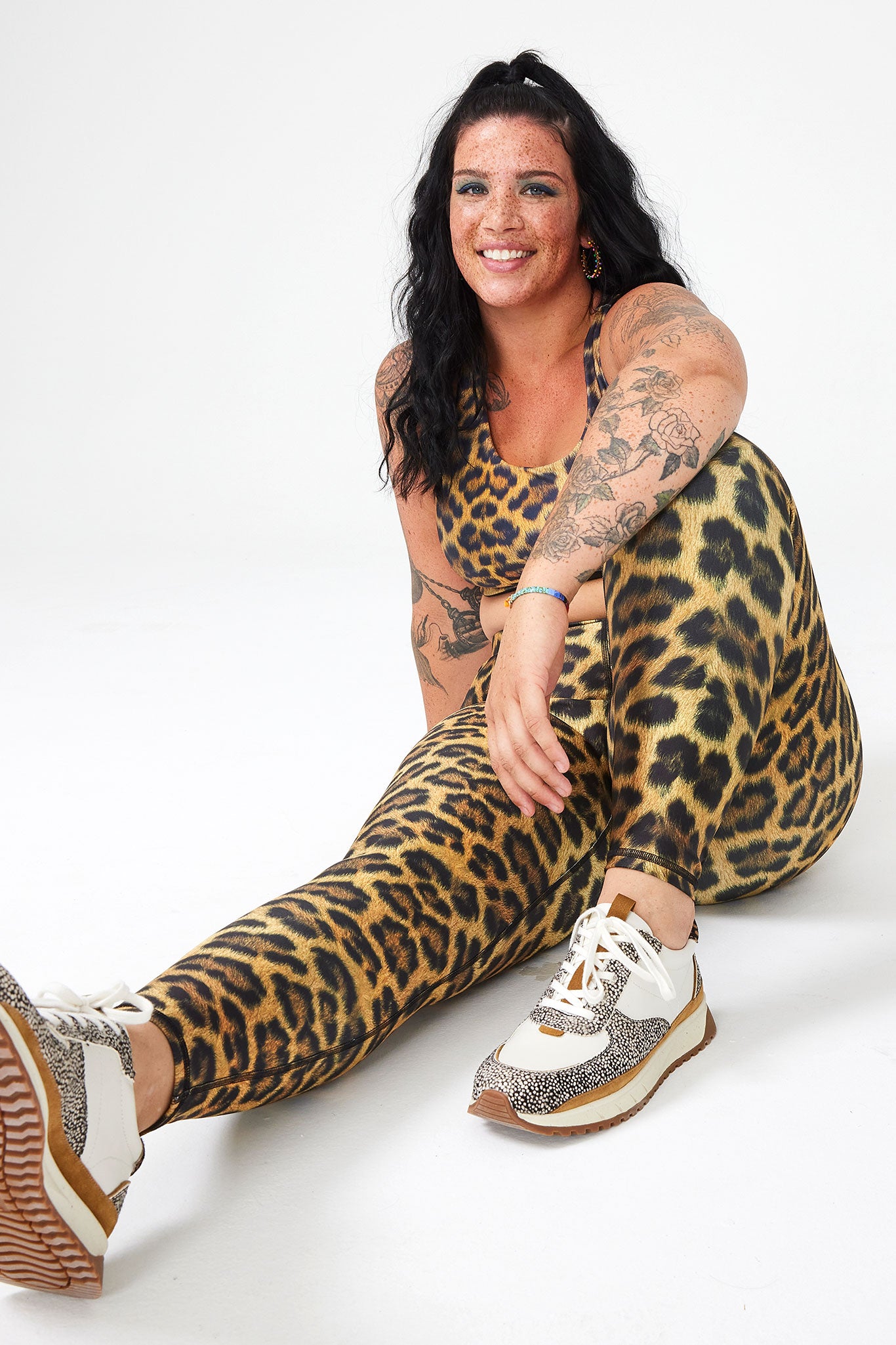 Hot Leopard Print Leggings for Women Summer Top 2XL