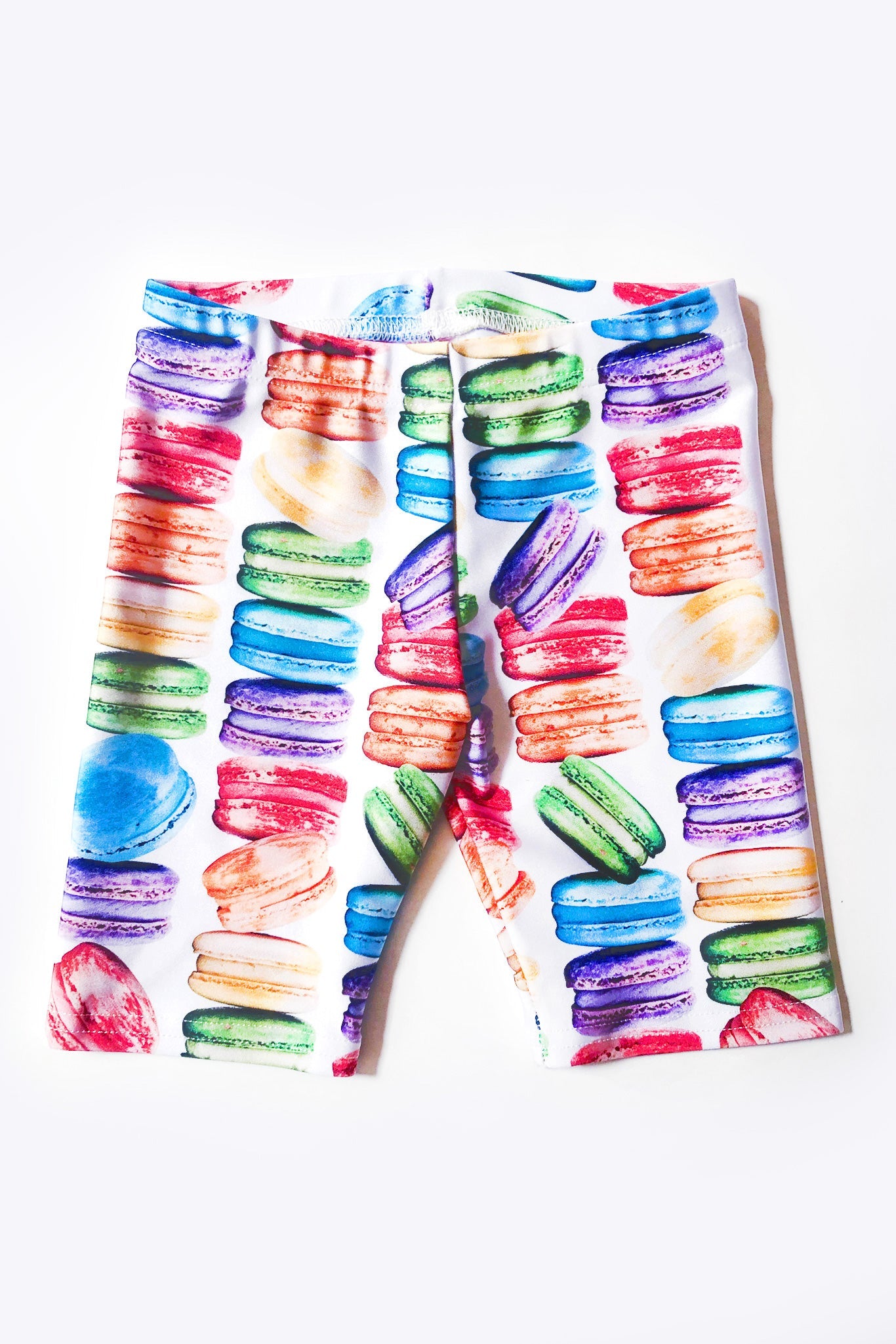 Terez x Dana's Bakery Girls Macaron Bike Shorts | Girls Shorts - Terez.com
