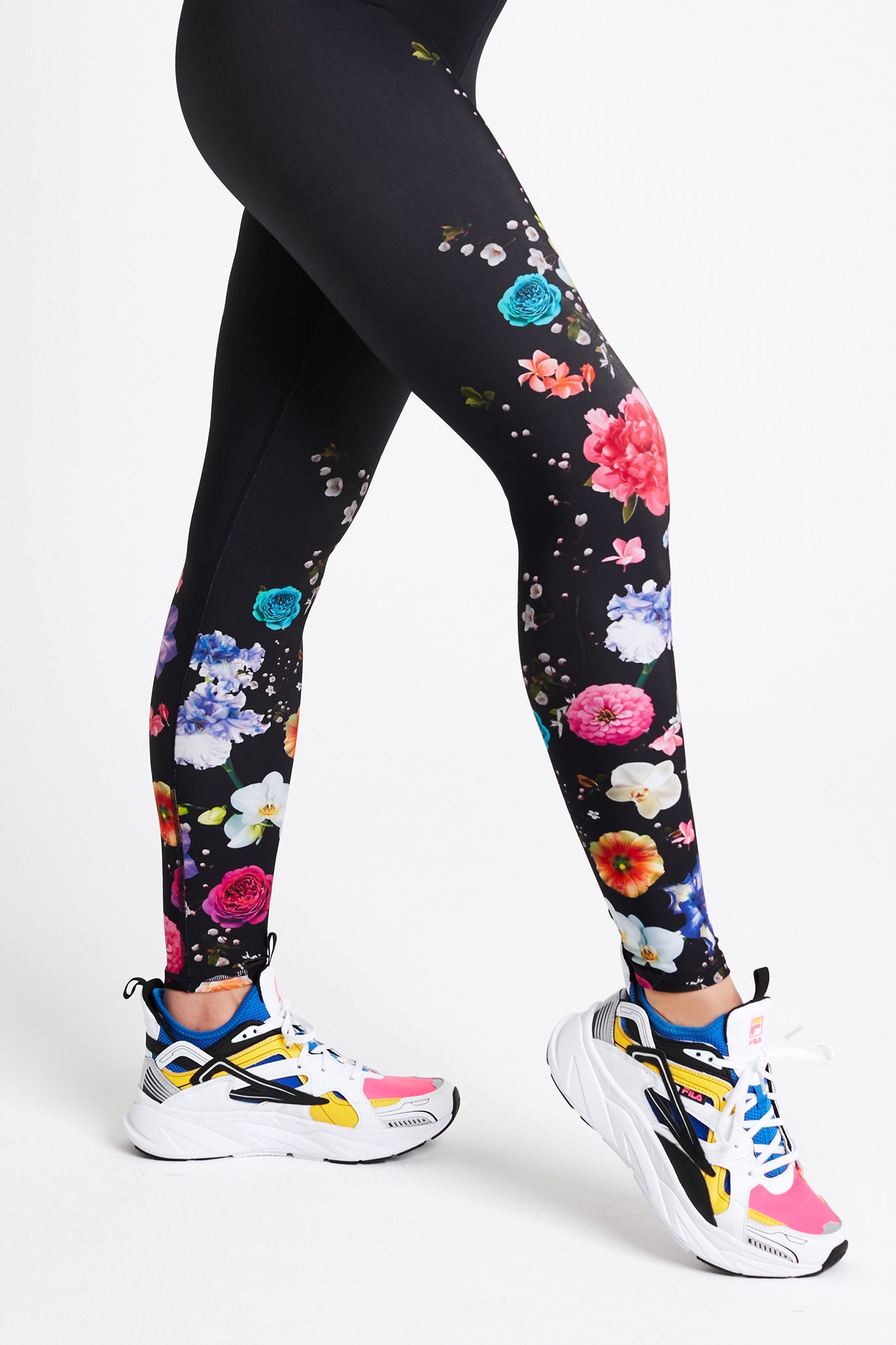 Terez Fresh Floral DuoKnit Leggings