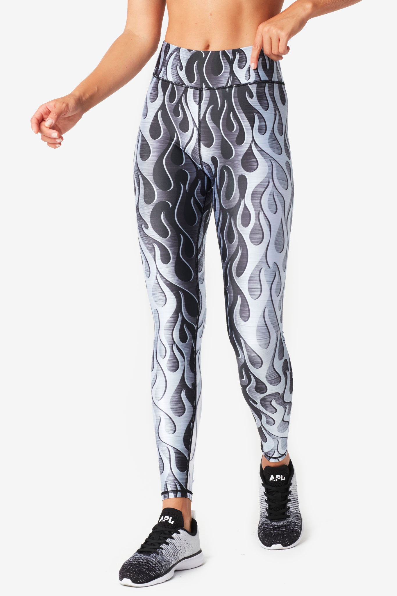 Terez Torch'd x Terez Titanium Hi-Shine Leggings