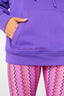 Hoodie in Electric Purple