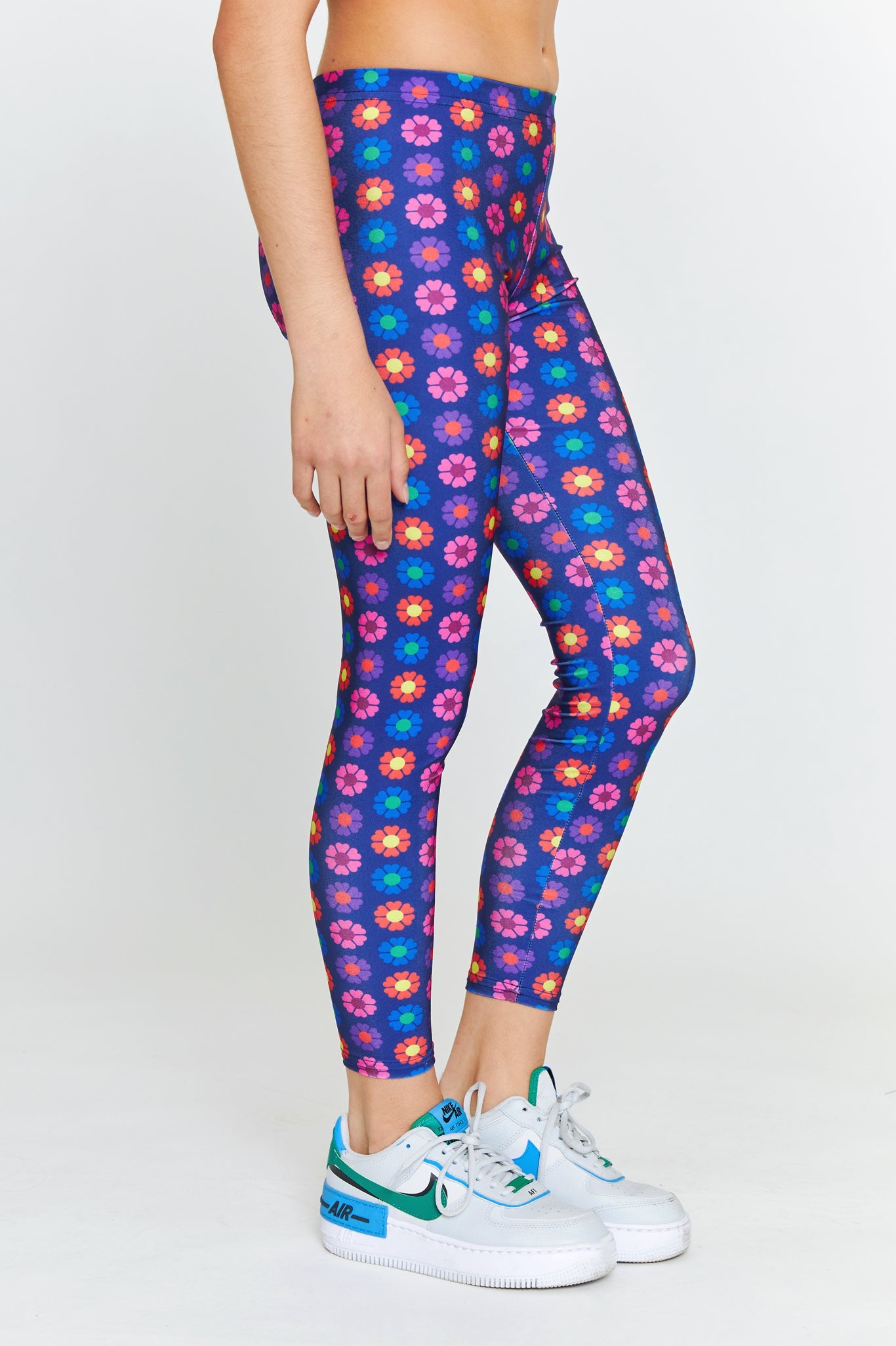 Kids Leggings in Heart Floral