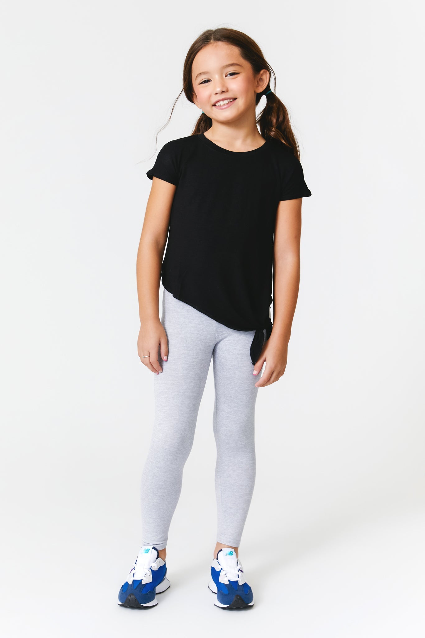 Kids TLC Leggings in Collegiate Gray –