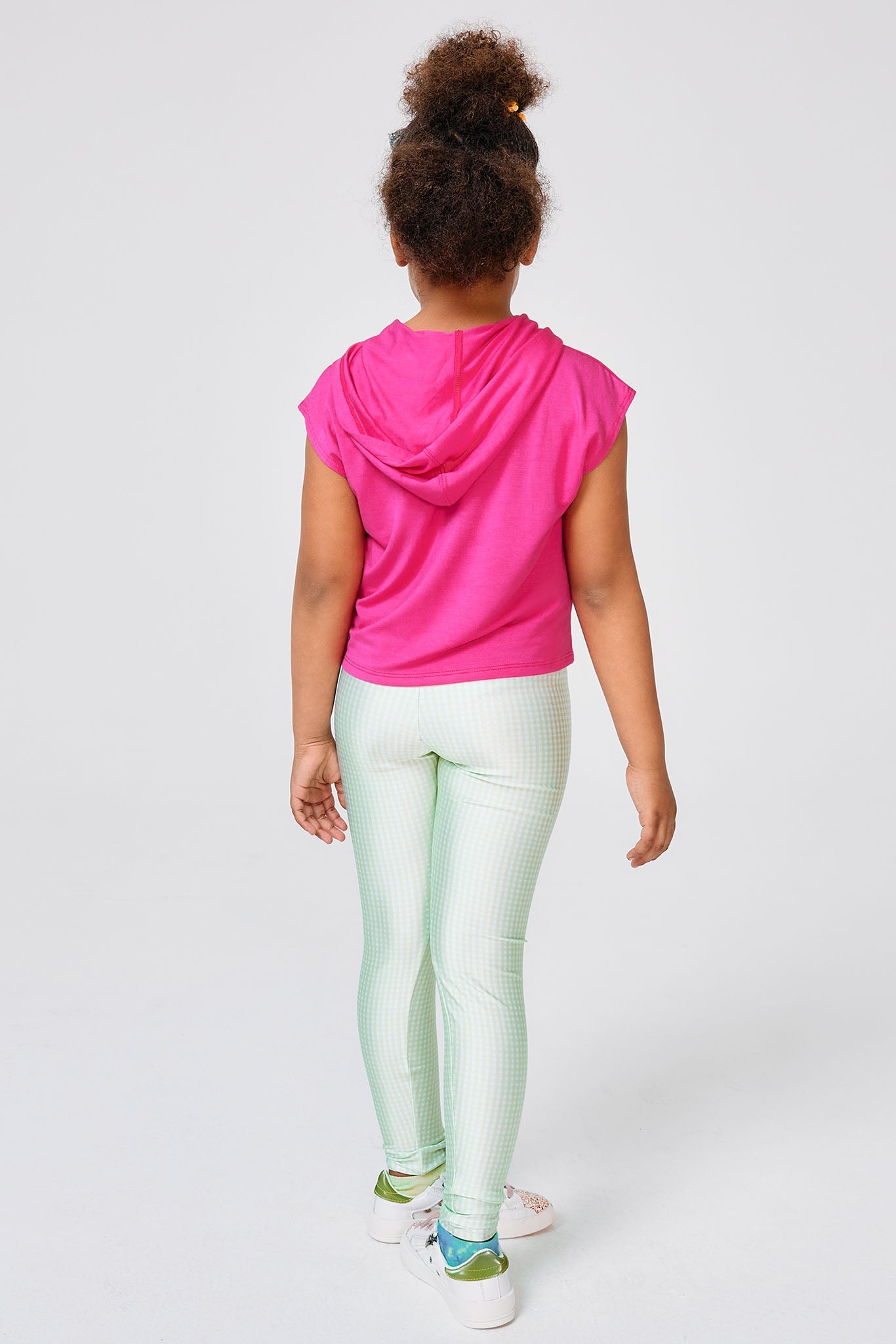 Terez Girls Lime Gingham Leggings