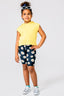 Kids Crop Hoodie in Yellow