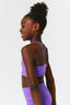 Girls TLC Y-Back Bralette in Electric Purple