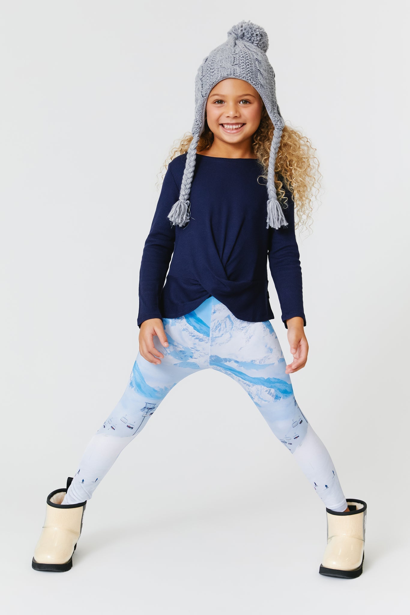 Kids Leggings in Ski – Trip