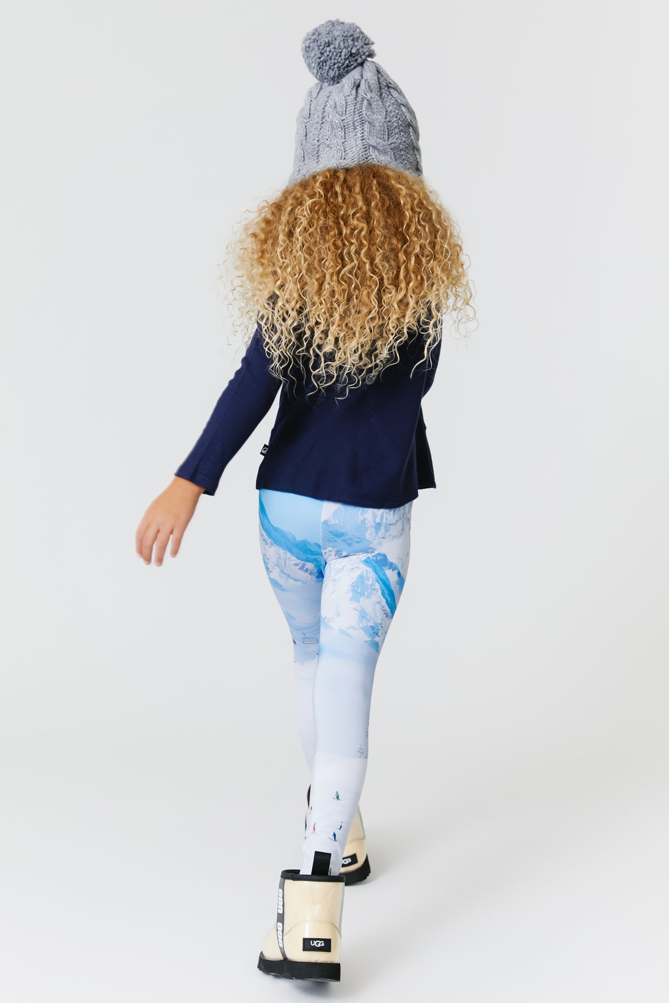 Kids Leggings in Ski Trip