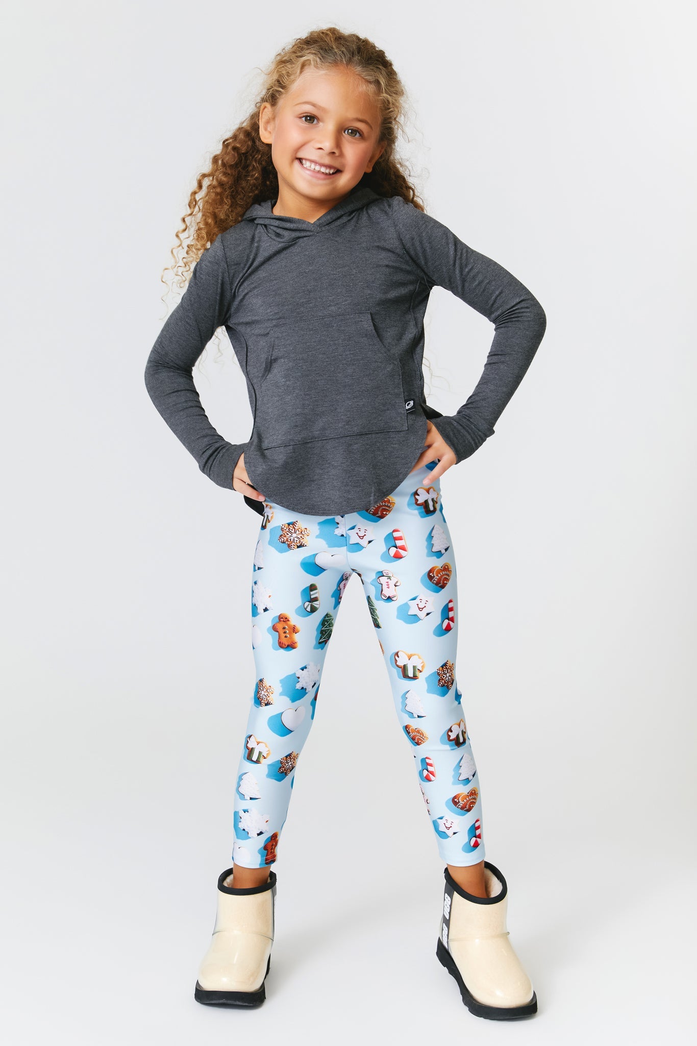 Kids Leggings in Sugar Cookies –