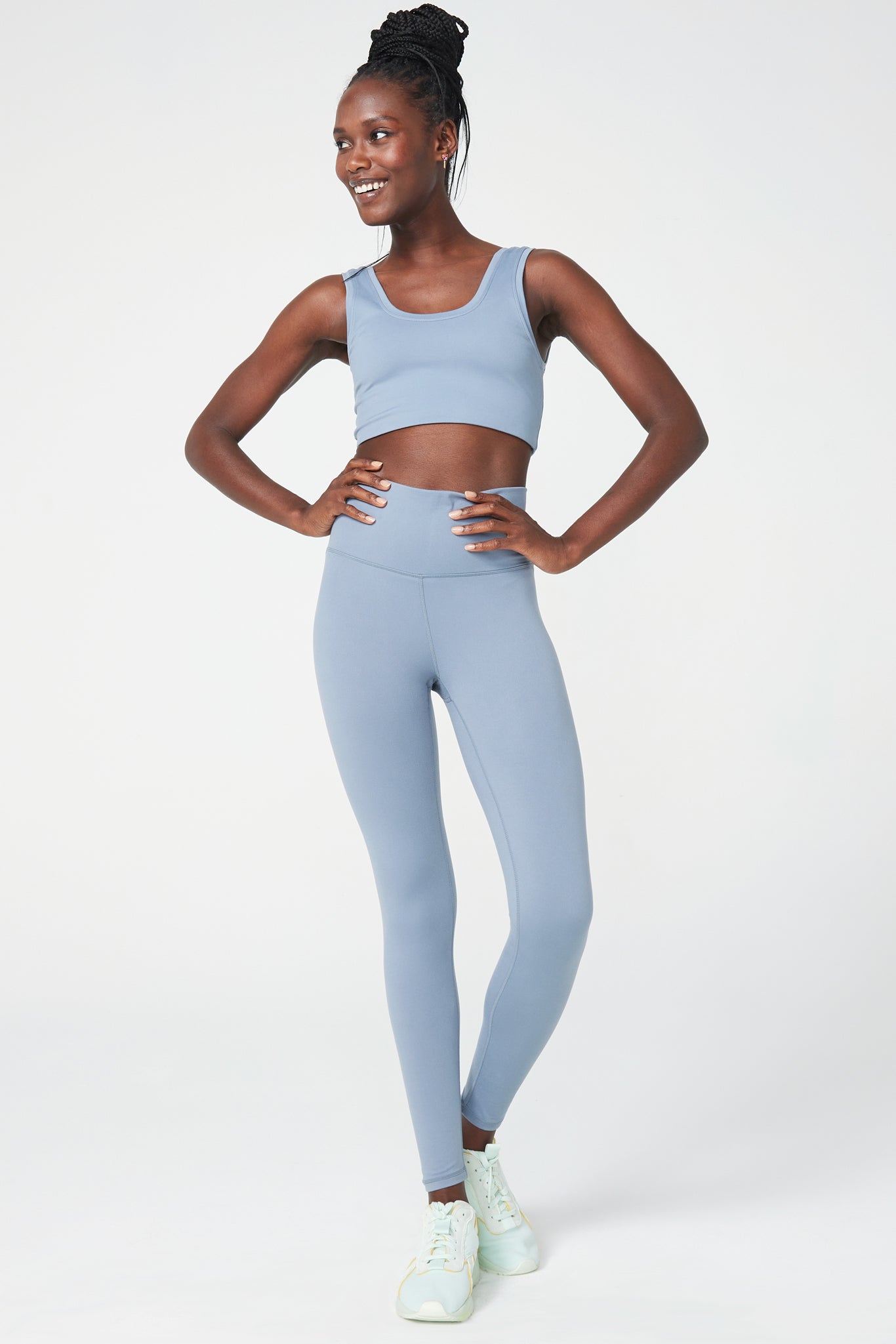 Solid City Legging Capri Pant