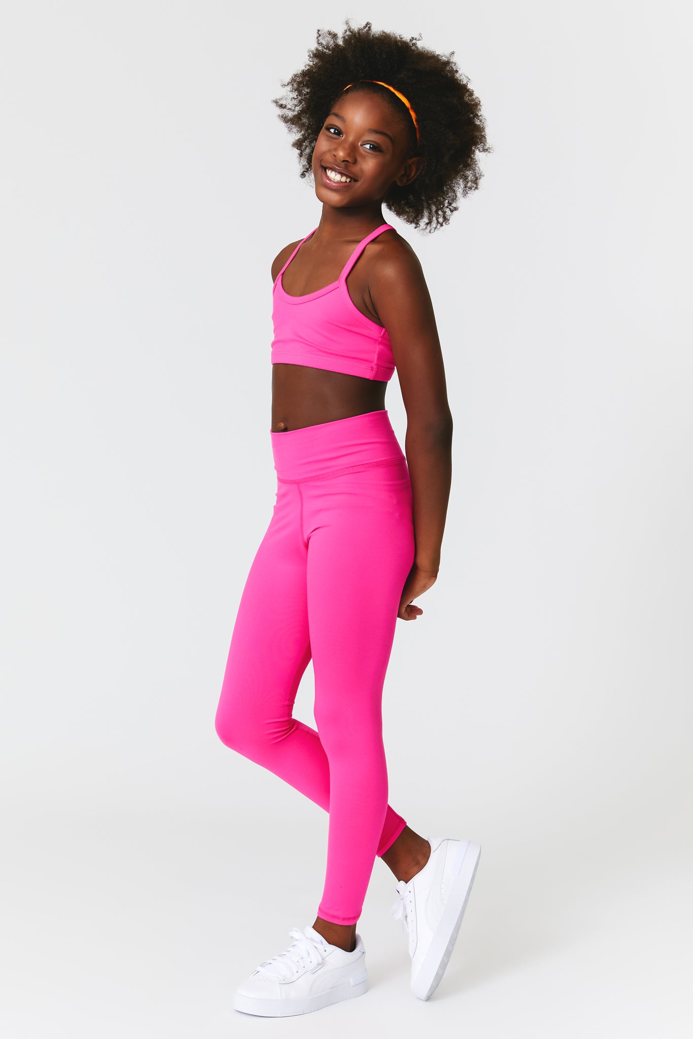 TLC Printed Leggings in Pink Porcelain –