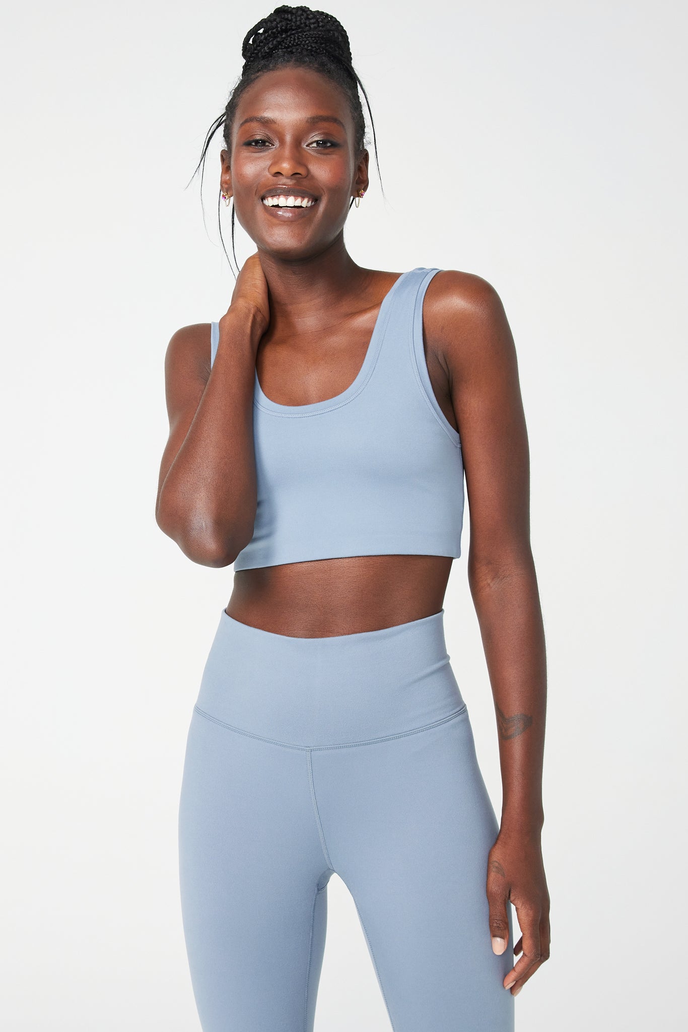 TLC Sports Bra in Dove Gray –