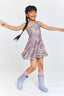 Girls Skater Dress in Rainbow Nonpareils