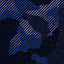 Hi-Shine Sports Bra in Navy Camo Stripe