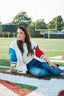NY Bills Bomber Jacket in Team Colors
