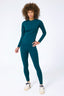 Action Corset Long Sleeve Top in Cypress