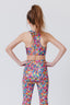 Girls Hi-Shine Sports Bra in Rainbow Sprinkles