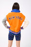 New York Mets Colorblock Quarter Zip Sweatshirt in Team Colors