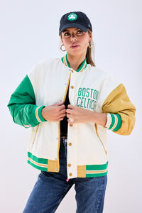 Unisex Boston Celtics Bomber Jacket