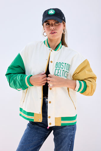 Unisex Boston Celtics Bomber Jacket