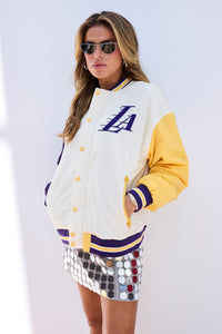 Unisex Los Angeles Lakers Rival Bomber