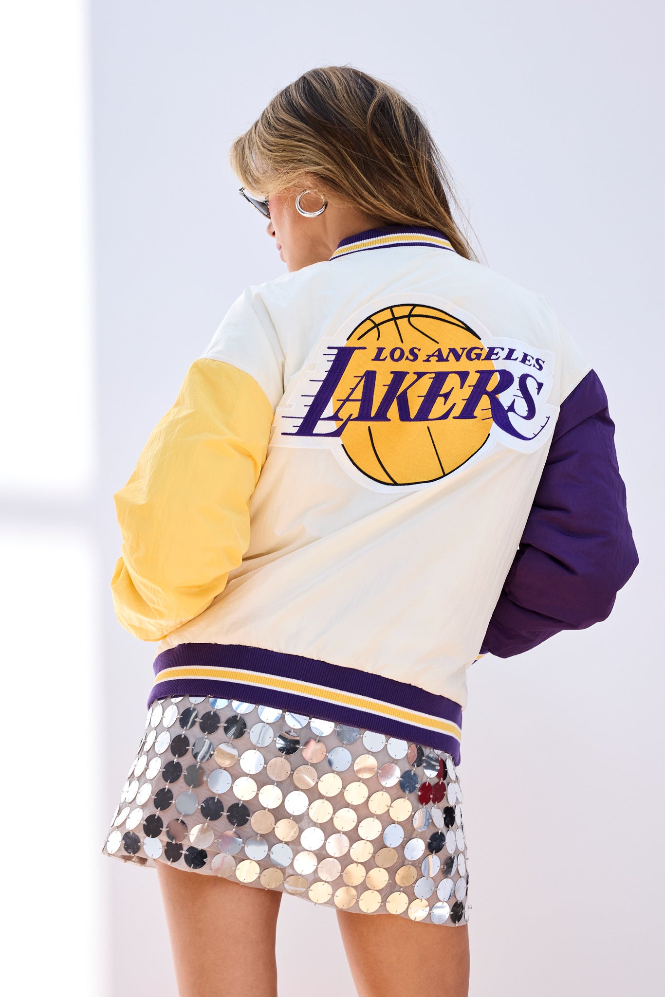 Unisex Los Angeles Lakers Bomber Jacket – Terez.com