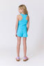 Girls Rib Shorts in Cloud Blue