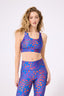 Hi-Shine Sports Bra in Neon Jungle Mix