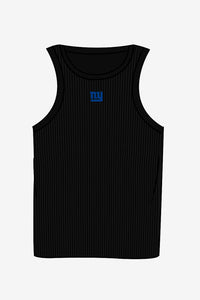 NY Giants Rib Tank in Black