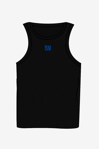 NY Giants Rib Tank in Black
