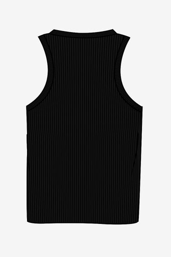 NY Giants Rib Tank in Black