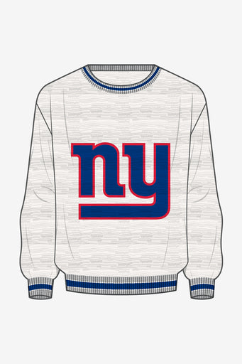 NY Giants Logo Sweater in Sugar Swizzle