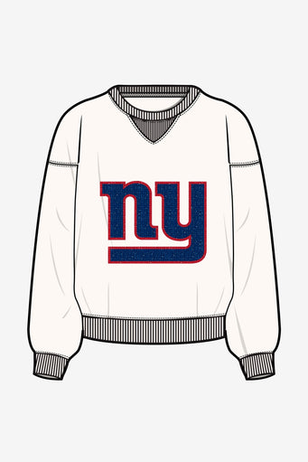 NY Giants Gems Crew in Sugar Swizzle