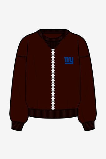 NY Giants Football Lace Crew
