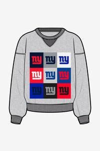 NY Giants Technicolor Crew in Collegiate Gray